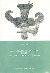 E-book, Archaische statuetten eines metapontiner heiligtums, "L'Erma" di Bretschneider