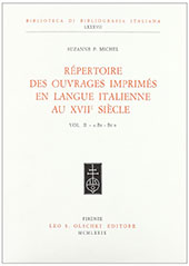 E-book, Répertoire des ouvrages imprimés en langue italienne au XVIIe siècle, Michel, Suzanne P., Leo S. Olschki editore