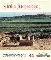 Heft, Sicilia archeologica : XII, 41, 1979, "L'Erma" di Bretschneider
