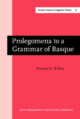 E-book, Prolegomena to a Grammar of Basque, John Benjamins Publishing Company