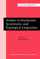 eBook, Studies in Diachronic, Synchronic, and Typological Linguistics, John Benjamins Publishing Company