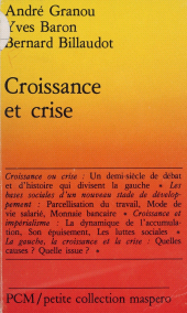 eBook, Croissance et crise, La Découverte (réédition numérique FeniXX)