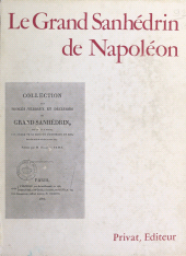 E-book, Le grand Sanhédrin de Napoléon, Dunod (réédition numérique FeniXX)
