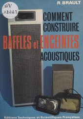 E-book, Comment construire baffles et enceintes acoustiques, Dunod (réédition numérique FeniXX)