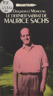 E-book, Le dernier sabbat de Maurice Sachs, Grasset (réédition numérique FeniXX)