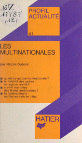 E-book, Les multinationales, Hatier (réédition numérique FeniXX)