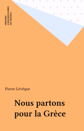 E-book, Nous partons pour la Grèce, Presses universitaires de France (réédition numérique FeniXX)