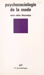 E-book, Psychosociologie de la mode, Presses universitaires de France (réédition numérique FeniXX)