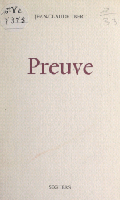 E-book, Preuve : Ou L'état des lieux, Seghers (réédition numérique FeniXX)