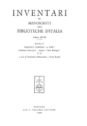 E-book, Inventari dei manoscritti delle biblioteche d'Italia : vol. XCVIII : Forlì : Biblioteca comunale A. Saffi : Collezioni Piancastelli : Sezione Carte Romagna S-Z, L.S. Olschki