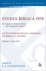 E-book, Studia Biblica 1978. III, Bloomsbury Publishing