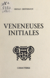 E-book, Vénéneuses initiales, Caractères (réédition numérique FeniXX)