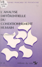 eBook, L'analyse différentielle du conditionnement humain, CNRS Éditions (réédition numérique FeniXX)