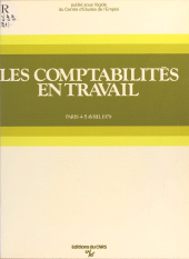 eBook, Les comptabilités en travail : Colloque international du CNRS, Paris, 4-5 avril 1979, CNRS Éditions (réédition numérique FeniXX)