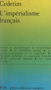 eBook, L'Impérialisme français, La Découverte (réédition numérique FeniXX)