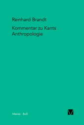E-book, Kritischer Kommentar zu Kants Anthropologie in pragmatischer Hinsicht (1798), Felix Meiner Verlag