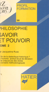 E-book, Savoir et pouvoir (2) : La fin des dogmes, Hatier (réédition numérique FeniXX)