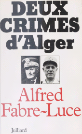 E-book, Deux crimes d'Alger, Julliard (réédition numérique FeniXX)