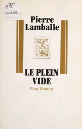 E-book, Le Plein vide, Plon (réédition numérique FeniXX)