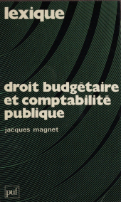 E-book, Lexique : Droit budgétaire et comptabilité publique, Presses universitaires de France (réédition numérique FeniXX)