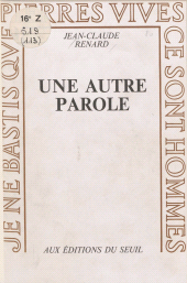 E-book, Une autre parole, Seuil (réédition numérique FeniXX)
