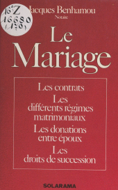 E-book, Le mariage, Solar (réédition numérique FeniXX)