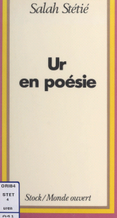 E-book, Ur en poésie, Stock (réédition numérique FeniXX)