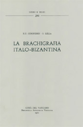 eBook, La brachigrafia italo-bizantina, Chionides,  Nikolaos P., Biblioteca apostolica vaticana