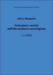 Issue, Atti e memorie della Deputazione di Storia Patria per le Marche : 86, tomo I, 1981, Il lavoro editoriale
