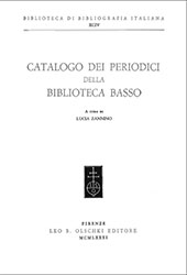 E-book, Catalogo dei periodici della Biblioteca Basso, Leo S. Olschki editore
