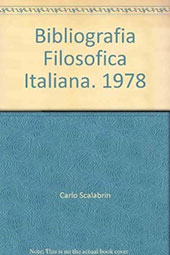 E-book, Bibliografia filosofica italiana : 1978, L. Olschki