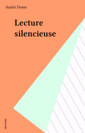 eBook, Lecture silencieuse, Belfond (réédition numérique FeniXX)