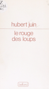 E-book, Le Rouge des loups, Belfond (réédition numérique FeniXX)