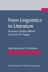 E-book, From Linguistics to Literature, John Benjamins Publishing Company