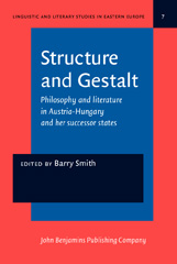 E-book, Structure and Gestalt, John Benjamins Publishing Company