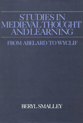 E-book, Studies in Medieval Thought and Learning From Abelard to Wyclif, Bloomsbury Publishing