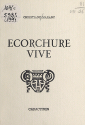E-book, Écorchure vive, Caractères (réédition numérique FeniXX)