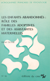 eBook, Les enfants abandonnés : rôle des familles adoptives et des assistantes maternelles, CNRS Éditions (réédition numérique FeniXX)
