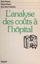 E-book, L'analyse des coûts à l'hôpital, Dunod (réédition numérique FeniXX)