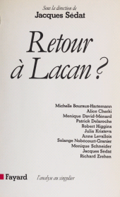 eBook, Retour à Lacan ?, Fayard (réédition numérique FeniXX)