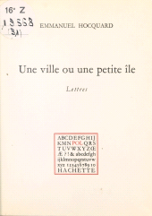 E-book, Une ville ou une petite île : Lettres, Hachette (réédition numérique FeniXX)