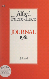 E-book, Journal 1981, Julliard (réédition numérique FeniXX)