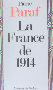 E-book, La France de 1914 : Le passé et l'avenir nous parlent, Sorbier (réédition numérique FeniXX)