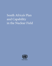 eBook, South Africa's Plan and Capability in the Nuclear Field, United Nations Publications