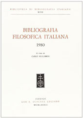 E-book, Bibliografia filosofica italiana : 1980, Leo S. Olschki editore