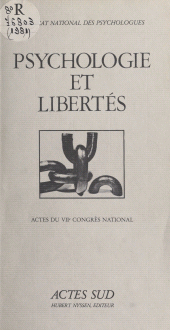 E-book, Psychologie et libertés : Actes du 7e Congrès National, Actes Sud (réédition numérique FeniXX)