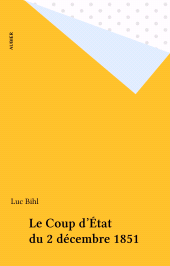 E-book, Le Coup d'État du 2 décembre 1851, Aubier (réédition numérique FeniXX)