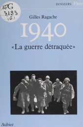 E-book, 1940 "La guerre détraquée", Aubier (réédition numérique FeniXX)