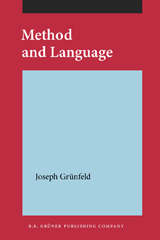 E-book, Method and Language, Grünfeld, Joseph, John Benjamins Publishing Company