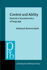 E-book, Control and Ability, Brennenstuhl, Waltraud, John Benjamins Publishing Company
